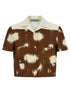 Prada Brown Cotton Blouse Prada