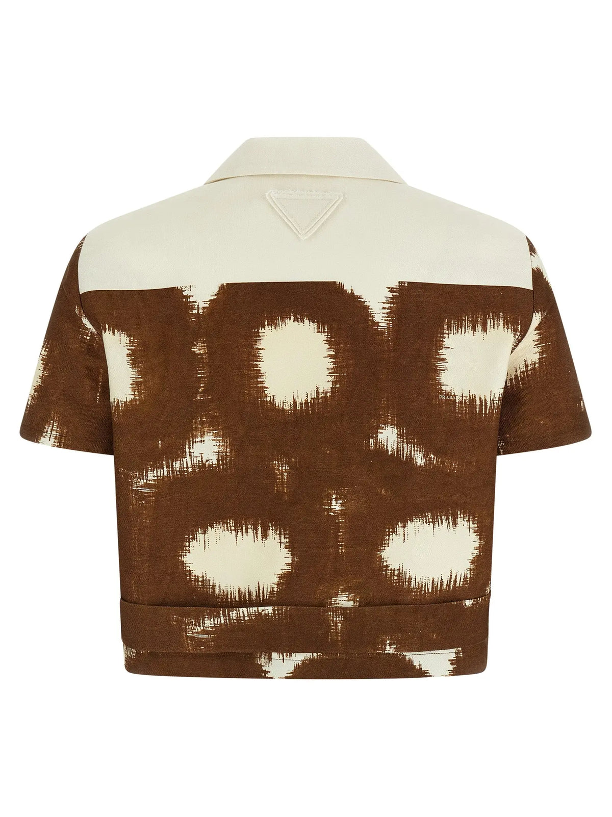 Prada Brown Cotton Blouse Prada