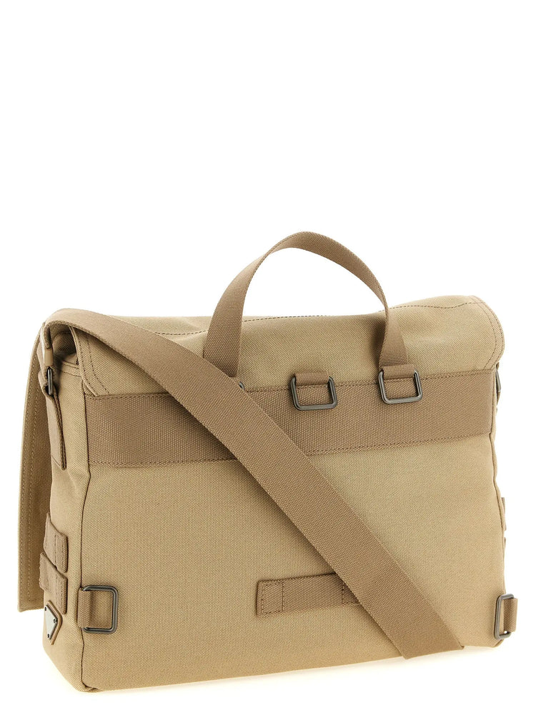Prada Beige Cotton Crossbody Bag Prada