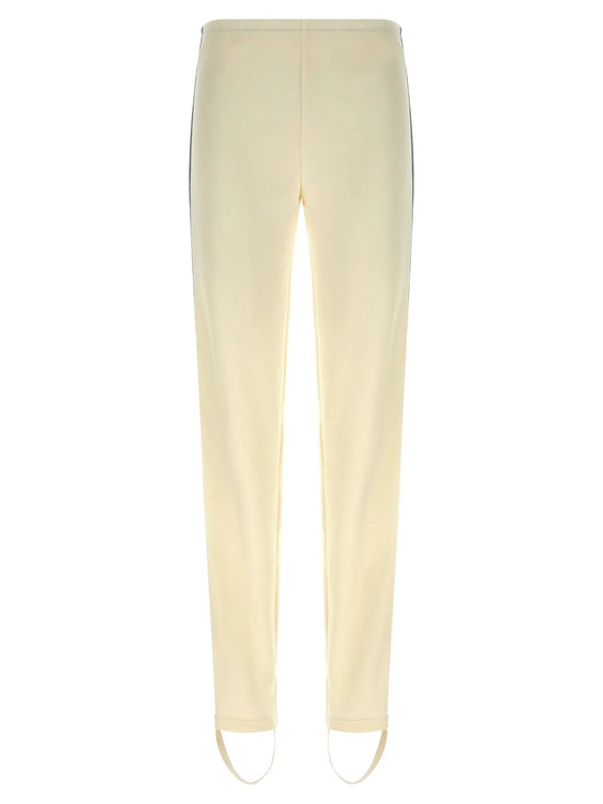 Prada White Polyester Joggers (Workout Pants) STYLE SOURCE