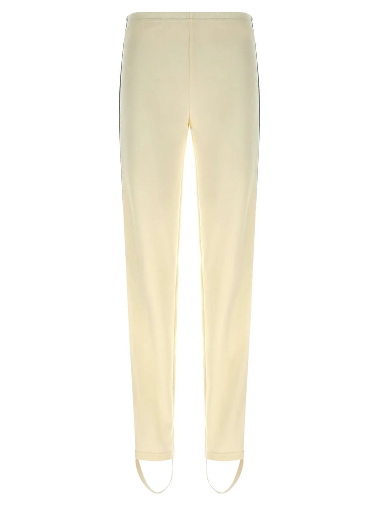 Prada White Polyester Joggers (Workout Pants) Prada