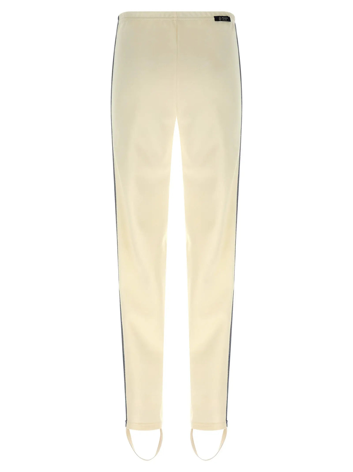 Prada White Polyester Joggers (Workout Pants) Prada