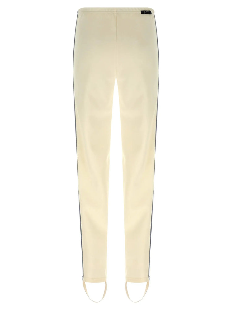 Prada White Polyester Joggers (Workout Pants) Prada