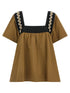 Prada Beige Cotton Blouse Prada