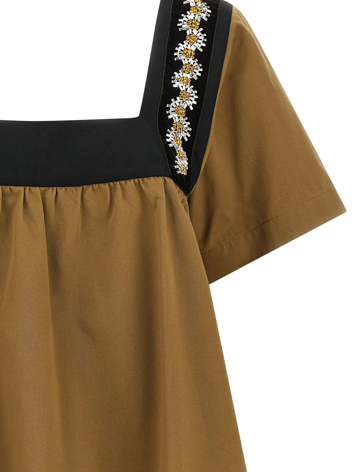 Prada Beige Cotton Blouse Prada