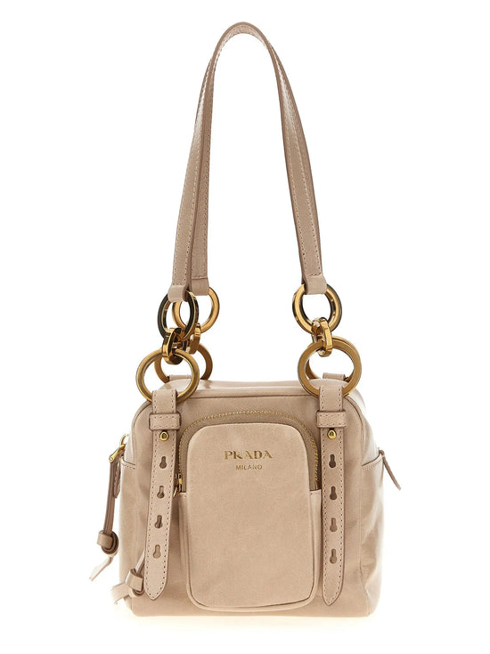 Prada Multicolor Calfskin Handbag Prada