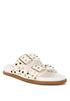 Jayata Metallic Stud Embellished Sliders STYLE SOURCE