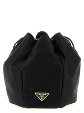 Prada Black Viscose Shoulder Bag Prada