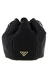 Prada Black Viscose Shoulder Bag Prada