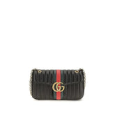 Gucci Black Calf Leather Bos Taurus Shoulder Bag Gucci