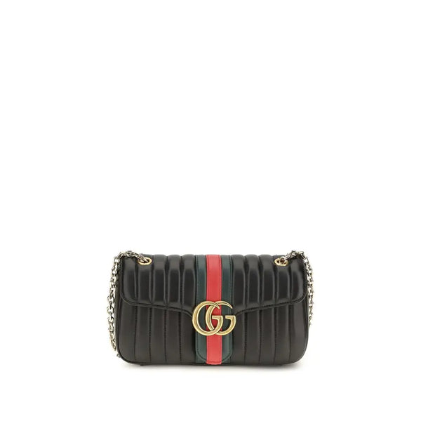 Gucci Black Calf Leather Bos Taurus Shoulder Bag Gucci