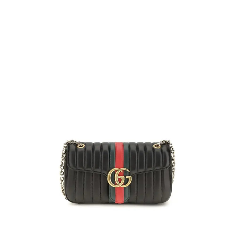 Gucci Black Calf Leather Bos Taurus Shoulder Bag Gucci