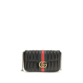 Gucci Black Calf Leather Bos Taurus Shoulder Bag Gucci