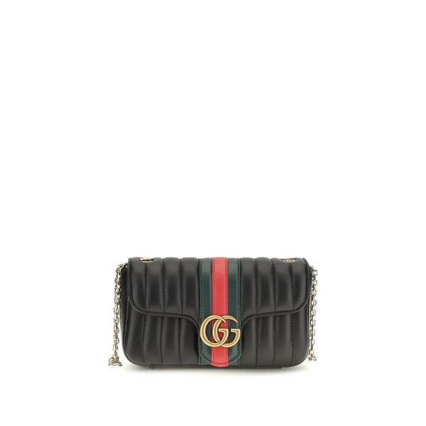 Gucci Black Calf Leather Bos Taurus Shoulder Bag Gucci