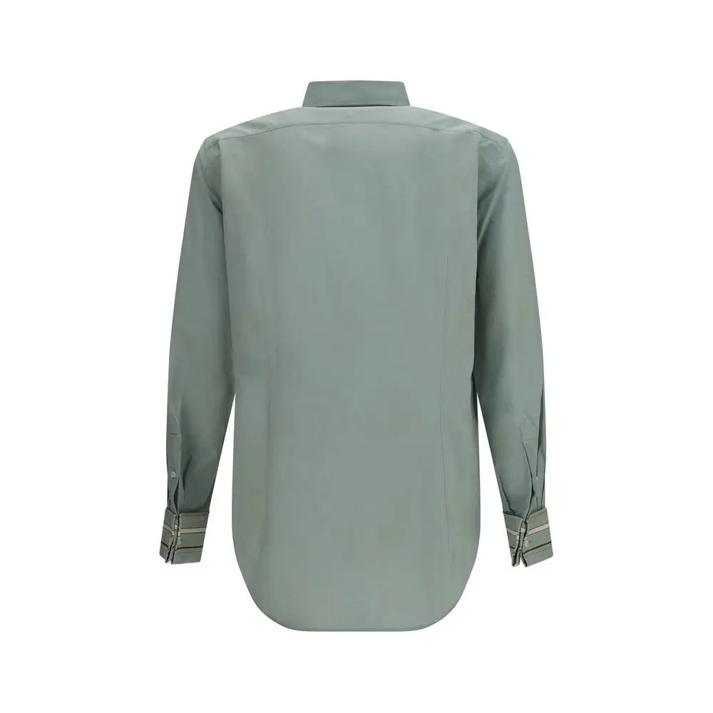 Prada Bicolor Cotton Dress Shirt Prada