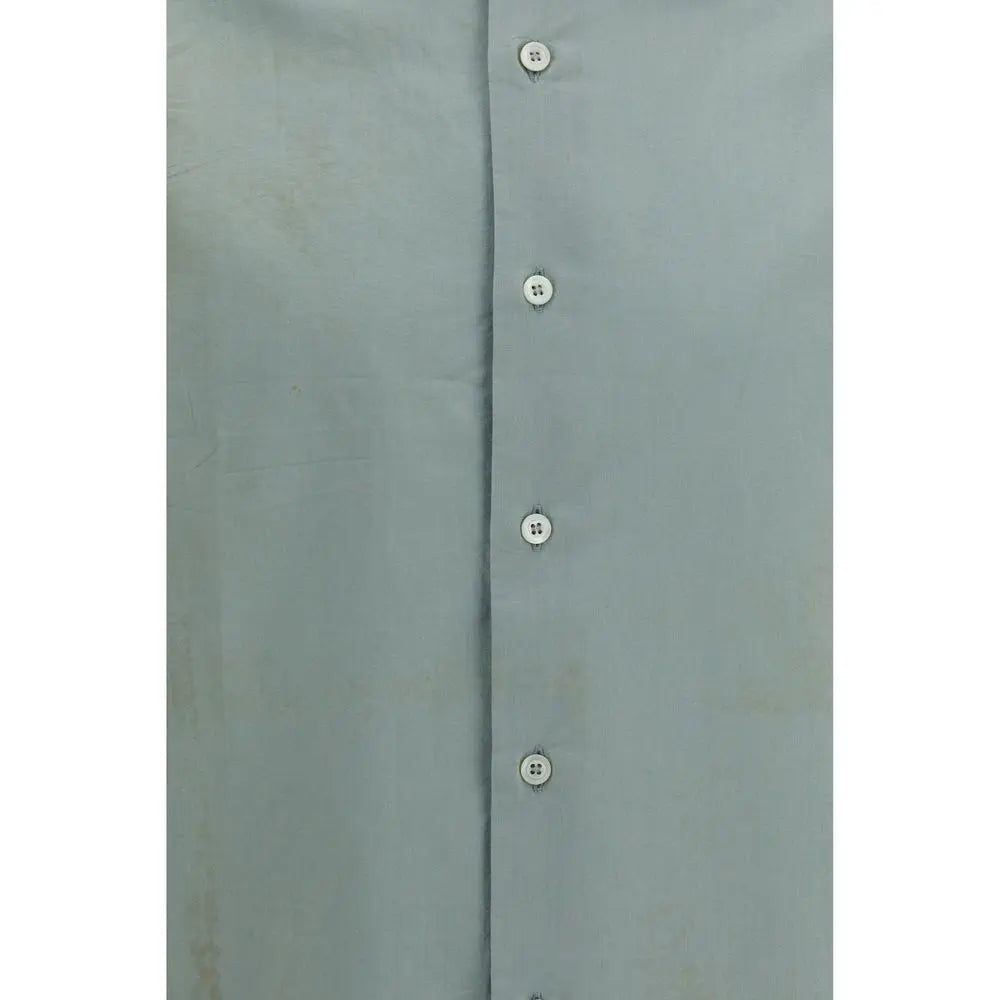 Prada Bicolor Cotton Dress Shirt Prada