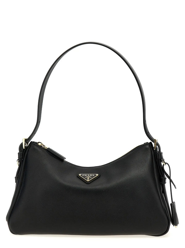Prada Black Calfskin Shoulder Bag Prada