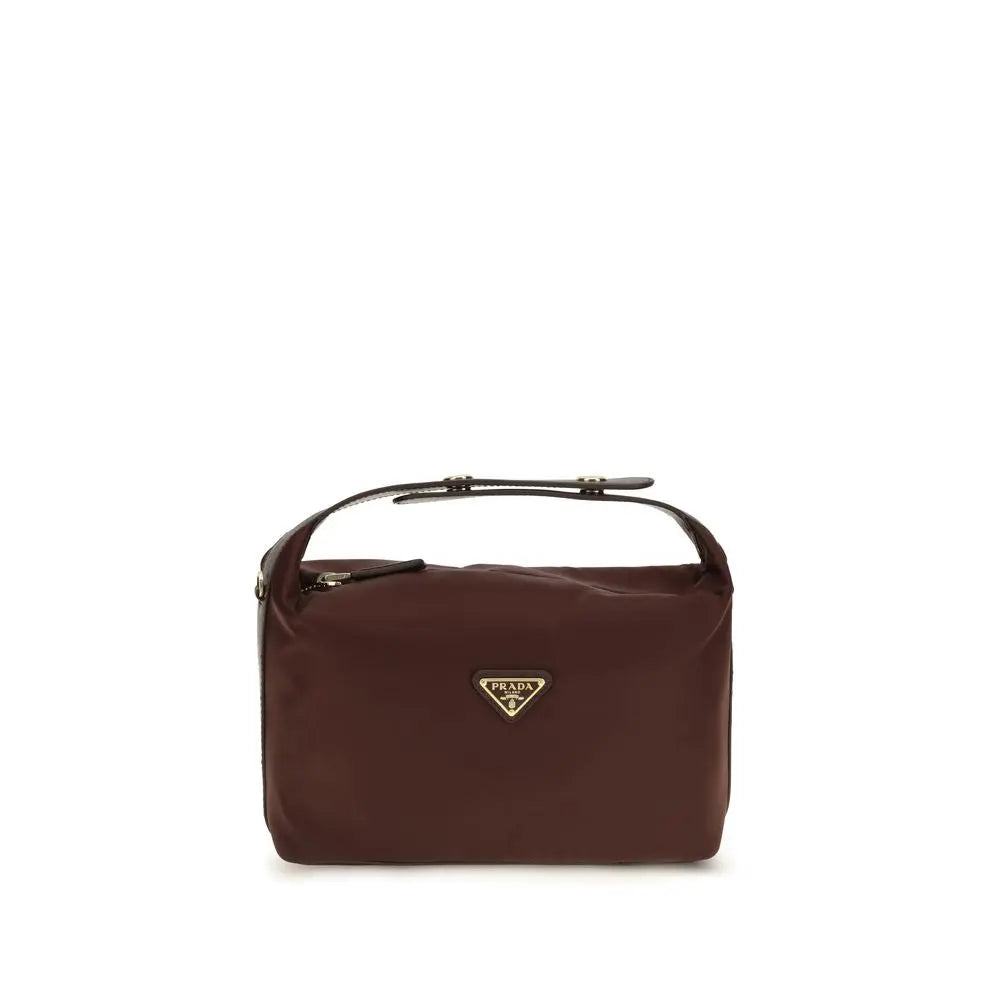 Prada Bordeaux Recycled Polyamide Handbag Prada