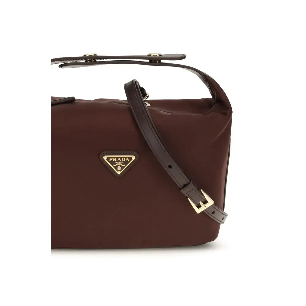 Prada Bordeaux Recycled Polyamide Handbag Prada