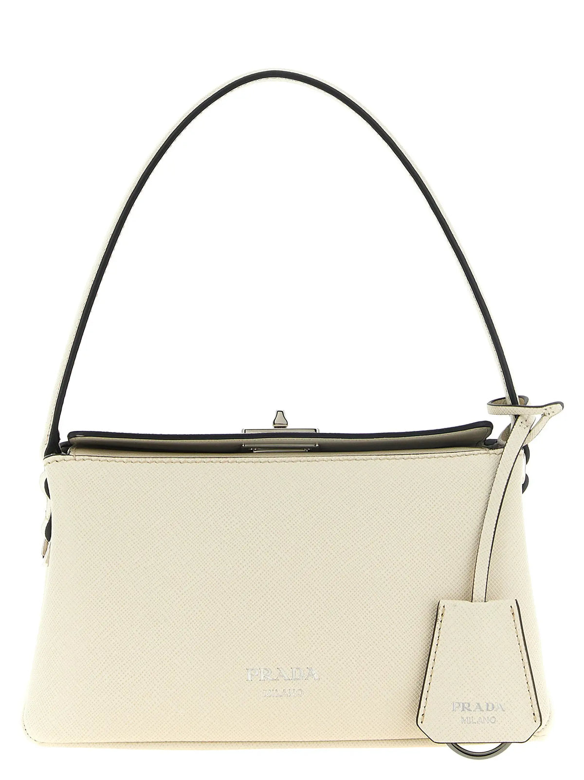 Prada White Calfskin Handbag Prada