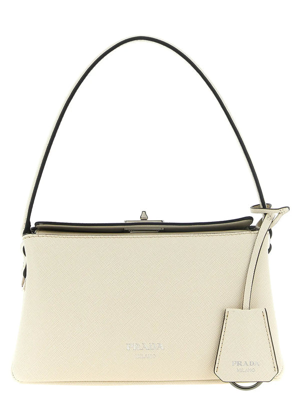 Prada White Calfskin Handbag Prada