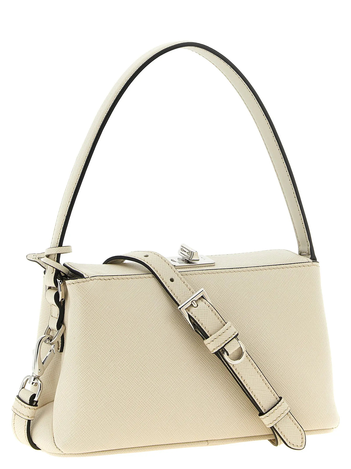 Prada White Calfskin Handbag Prada