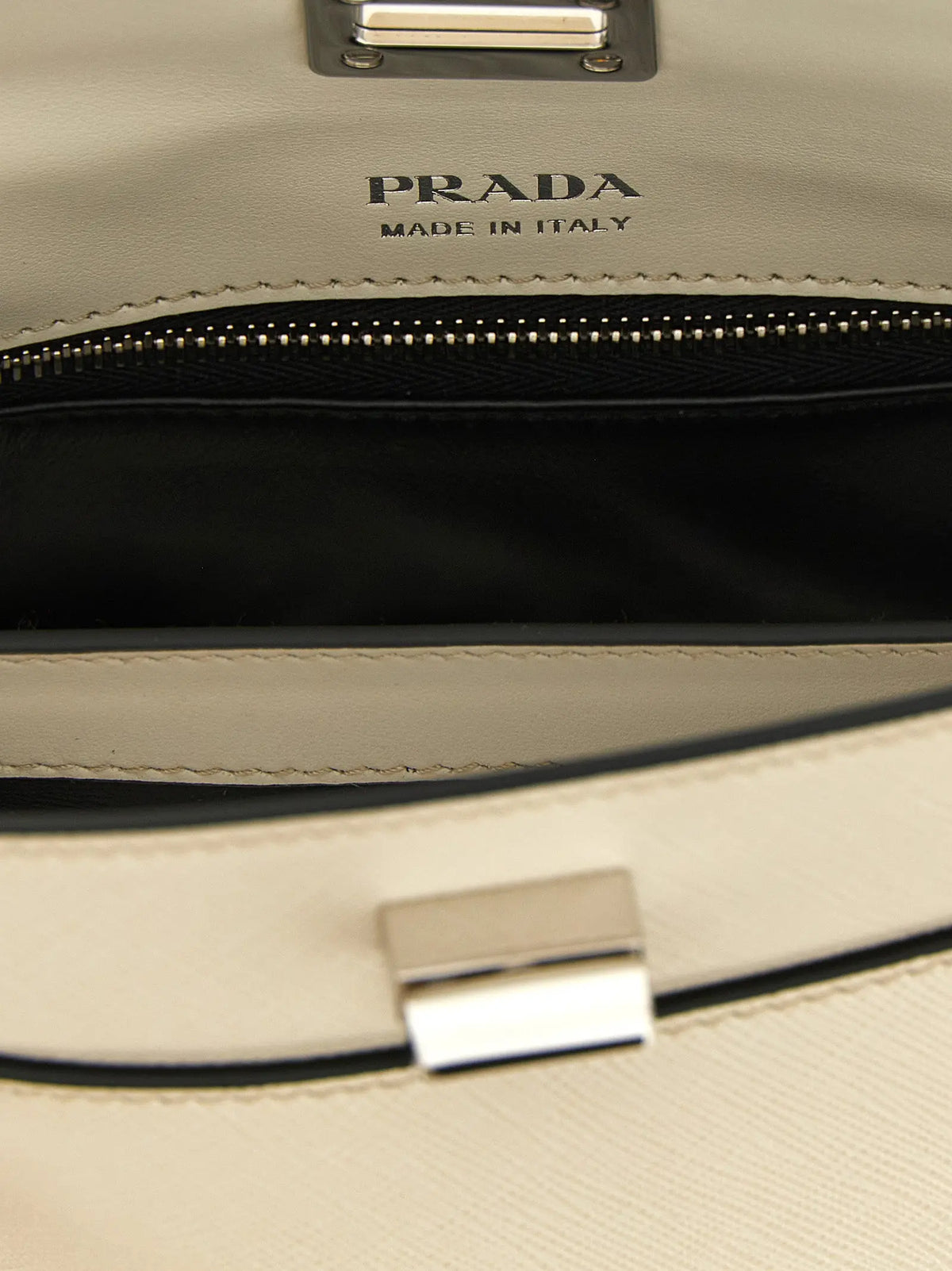 Prada White Calfskin Handbag Prada