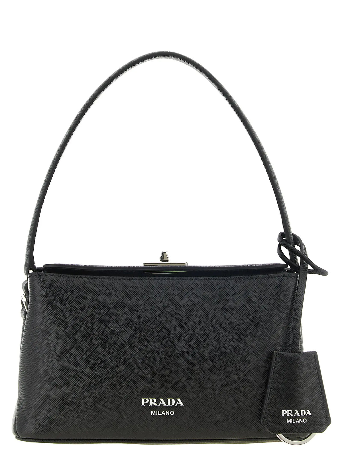 Prada Black Calfskin Handbag Prada