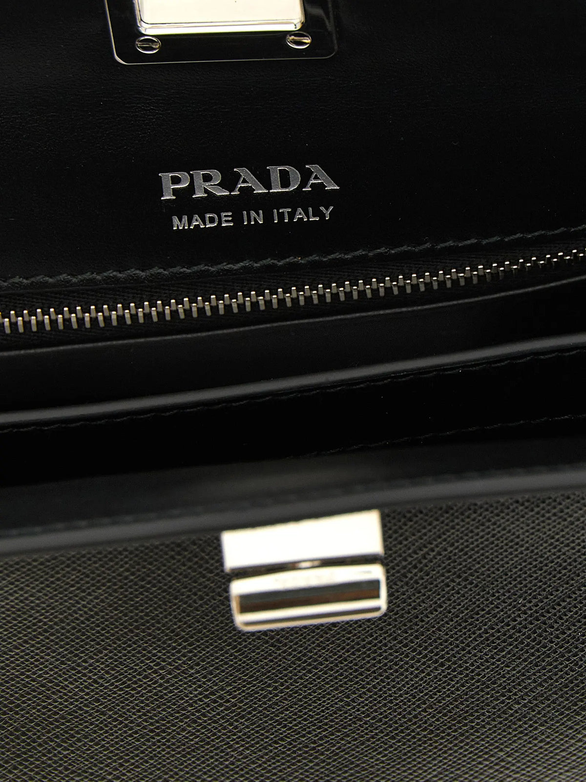 Prada Black Calfskin Handbag Prada