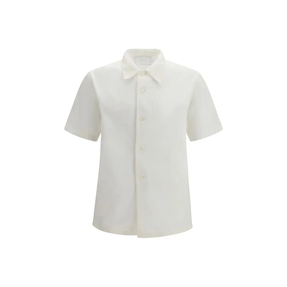 Prada White Cotton Dress Shirt STYLE SOURCE