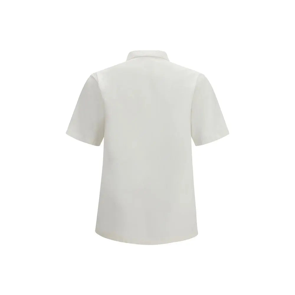 Prada White Cotton Dress Shirt STYLE SOURCE