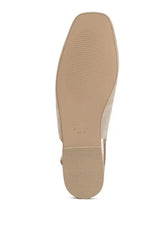 Sozani Genuine Suede Leather Slingback Flats STYLE SOURCE