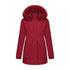 Full Size Fur Hooded Warm Winter Parka Outerwear Plus Size STYLE SOURCE