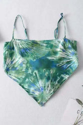Cropped scarf tank top STYLE SOURCE