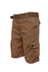 Weiv Mens Belted Cargo Shorts with Belt STYLE SOURCE