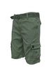 Weiv Mens Belted Cargo Shorts with Belt STYLE SOURCE