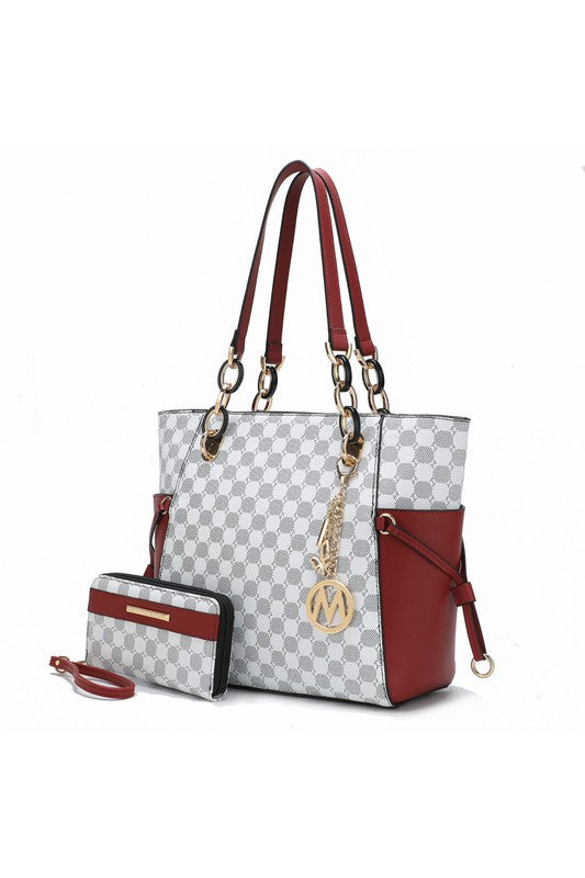 MKF Collection Xenia Circular Print Tote Bag Mia K STYLE SOURCE