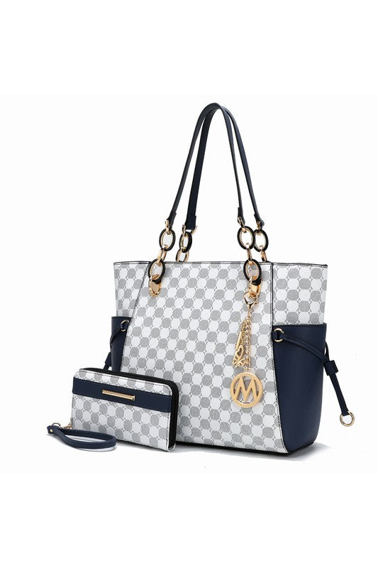 MKF Collection Xenia Circular Print Tote Bag Mia K STYLE SOURCE