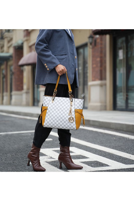 MKF Collection Xenia Circular Print Tote Bag Mia K STYLE SOURCE