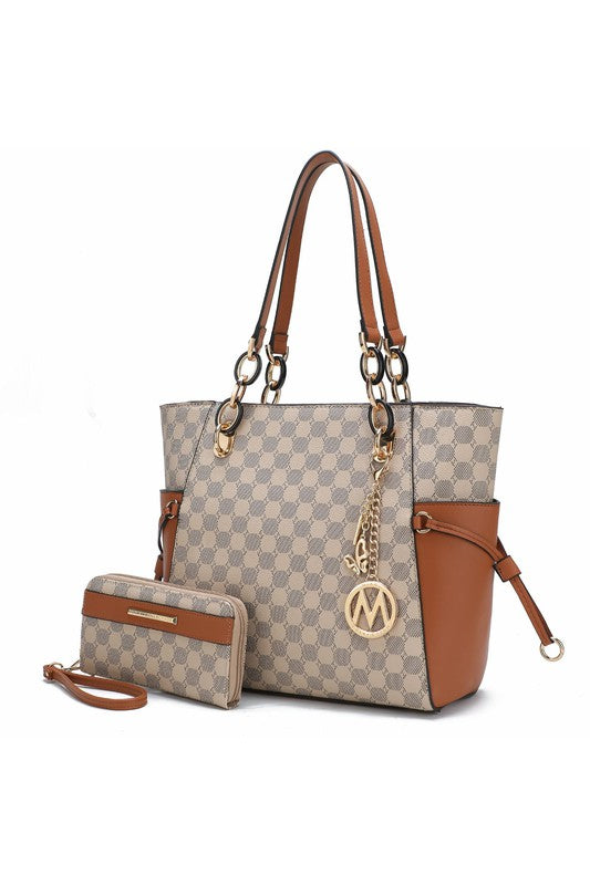 MKF Collection Xenia Circular Print Tote Bag Mia K STYLE SOURCE