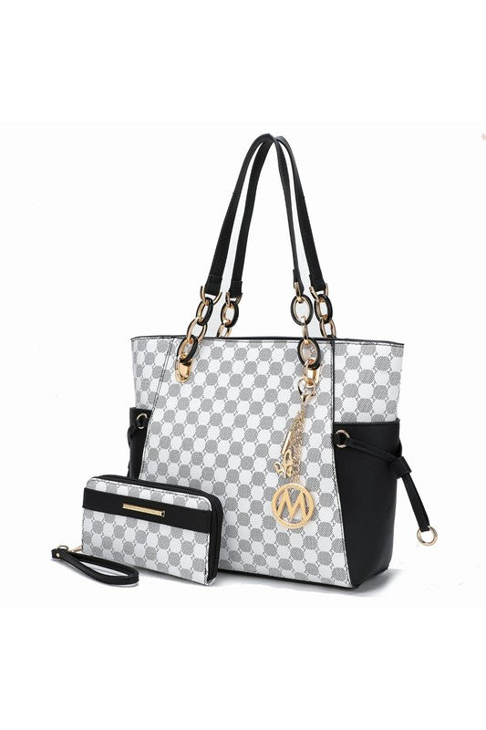 MKF Collection Xenia Circular Print Tote Bag Mia K STYLE SOURCE