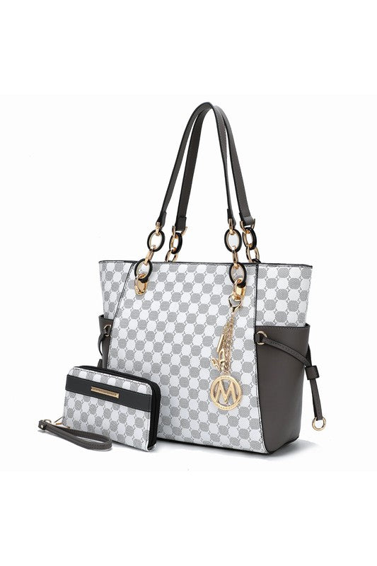 MKF Collection Xenia Circular Print Tote Bag Mia K STYLE SOURCE