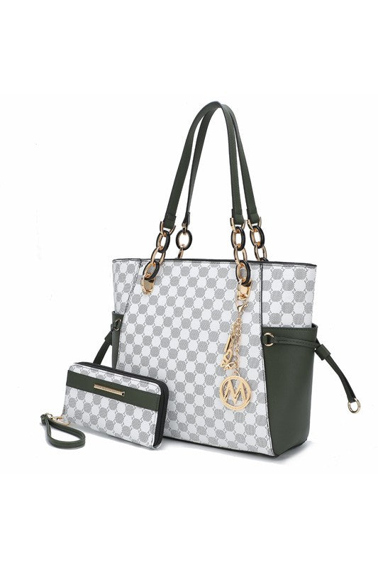 MKF Collection Xenia Circular Print Tote Bag Mia K STYLE SOURCE