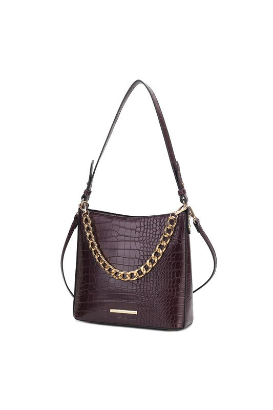 MKF Faux Crocodile-Embossed Shoulder Bag by Mia k STYLE SOURCE