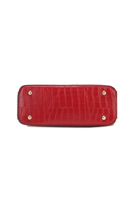 MKF Faux Crocodile-Embossed Shoulder Bag by Mia k STYLE SOURCE