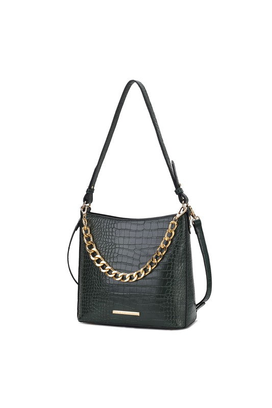 MKF Faux Crocodile-Embossed Shoulder Bag by Mia k STYLE SOURCE