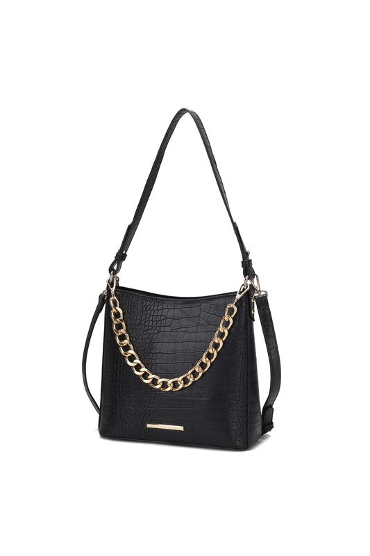 MKF Faux Crocodile-Embossed Shoulder Bag by Mia k STYLE SOURCE