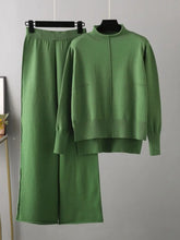 Basic Bae Mock Neck Long Sleeve Top and Pants Sweater Set STYLE SOURCE