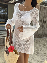 Long Sleeve Knit Cover Up Dress STYLE SOURCE