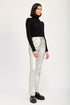 METALLIC FLARED PANTS STYLE SOURCE